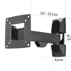 Hama TV-Wandhalterung »TV Halterung, schwenkbar, neigbar, 25 - 66 cm (10