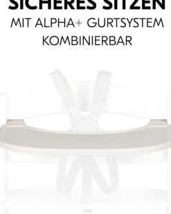 Hauck Hochstuhltablett »Alpha Click Tray, Speckle Beige« aus recyceltem Material