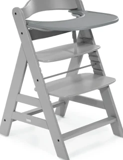 Hauck Hochstuhltablett »Alpha Click Tray, grau« Hauck Hochstuhl Alpha+