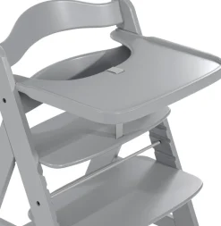 Hauck Hochstuhltablett »Alpha Wooden Tray Essbrett, grey« für Hochstühle Alpha+ und Alpha+ Select