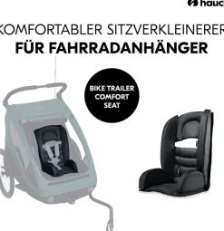 Hauck Sitzverkleinerer »Sitzverkleinerer für Fahrradanhänger, Black« universal