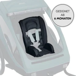 Hauck Sitzverkleinerer »Sitzverkleinerer für Fahrradanhänger, Black« universal