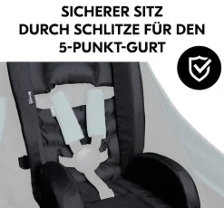 Hauck Sitzverkleinerer »Sitzverkleinerer für Fahrradanhänger, Black« universal