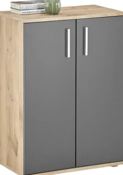 HBZ Kommode »BC-Drift-2, Mehrzweckschrank Stellmaß BxHxT 60x84x35 cm« 1 Stk. tlg. Schrank mit 2 Türen und 1 Einlegeboden