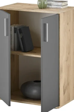 HBZ Kommode »BC-Drift-2, Mehrzweckschrank Stellmaß BxHxT 60x84x35 cm« 1 Stk. tlg. Schrank mit 2 Türen und 1 Einlegeboden