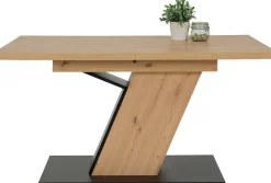 HELA Essgruppe »GESA« 1 Tisch / 4 Stühle, 5 Stk. tlg. Tischplatte ausziehbar, Stuhl 360 Grad drehbar