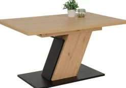 HELA Essgruppe »GESA« 1 Tisch / 4 Stühle, 5 Stk. tlg. Tischplatte ausziehbar, Stuhl 360 Grad drehbar