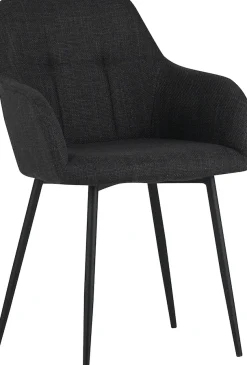 HELA Essgruppe »MOSEL« 3 Stk. tlg. Tisch 90x75 cm, Platte rund, gesinterter Stein, Armlehnenstuhl