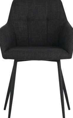 HELA Essgruppe »MOSEL« 3 Stk. tlg. Tisch 90x75 cm, Platte rund, gesinterter Stein, Armlehnenstuhl