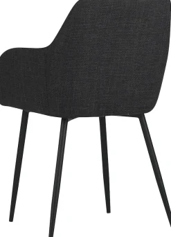 HELA Essgruppe »MOSEL« 3 Stk. tlg. Tisch 90x75 cm, Platte rund, gesinterter Stein, Armlehnenstuhl