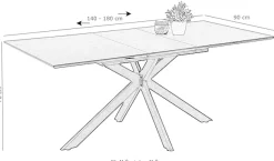 HELA Esstisch »Fenja« ausziehbar 140-180 cm