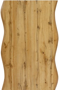 HELA Esstisch »GISELLE Baumkantentisch, Küchentisch« Kufengestell Metall, Industrial Design, 140 - 200 cm Breite, 2 Farben