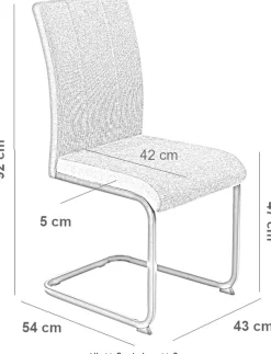 HELA Freischwinger »LINN« (Set) 2 Stk.Esszimmerstuhl im praktischen 2er oder 4er Set