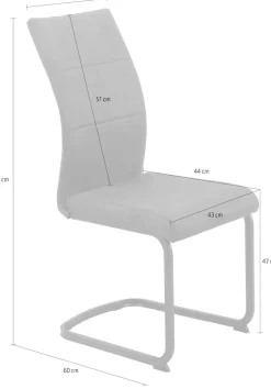 HELA Freischwinger »MELANIE« (Set) 2 Stk.Vintage Optik
