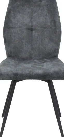 HELA 4-Fußstuhl »ALLY« (Set) 2 Stk.4-Fuß, 360° drehbar, gepolstert, Vintage Velvet mit Steppnähten