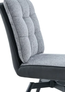 HELA 4-Fußstuhl »TOMAR« () 2 Stk.XL Sitzbreite, 360° drehbar, mit Federkorb, Materialkombi