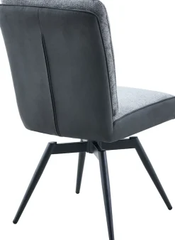 HELA 4-Fußstuhl »TOMAR« () 2 Stk.XL Sitzbreite, 360° drehbar, mit Federkorb, Materialkombi