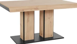 HELA Säulen-Esstisch Synchronauszug 140-180-220cm