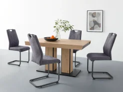 HELA Säulen-Esstisch Synchronauszug 140-180-220cm