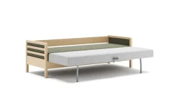 HESTBÆK Schlafsofa »Hestbæk 168 3-Sitzer, Bettfunktion, Breite 208cm, Komfortsitzhöhe 47cm« Umklappbar, Querschläfer, sehr komfortabel, Stauraum
