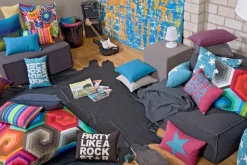 H.O.C.K. Dekokissen »Rockstar-Stern« Wendekissenhülle mit Füllung, 1 Stück