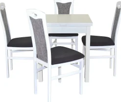 HOFMANN LIVING AND MORE Essgruppe »5tlg. Tischgruppe« Spar-Set, 5tlg. Tischgruppe, 5 Stk. tlg. Stühle montiert