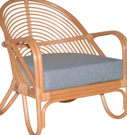 HOFMANN LIVING AND MORE Loungesessel Inklusive extra stark gepolsterten Sitzkissen, 1 Stk. tlg. Handgeflochten