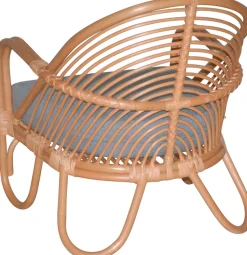 HOFMANN LIVING AND MORE Loungesessel Inklusive extra stark gepolsterten Sitzkissen, 1 Stk. tlg. Handgeflochten