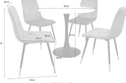HOFMANN LIVING AND MORE Sitzgruppe Spar-Set, 5tlg. Set, 5 Stk. tlg.