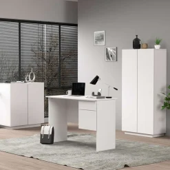 Home affaire Aktenschrank »Essential, Mehrzweckschrank, Büroschrank mit 2 Türen« & verstellbaren Einlegeböden, Höhe 86 oder 166 cm, Made in Italy