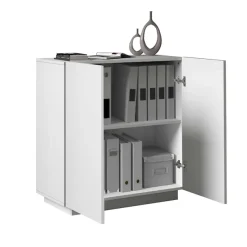 Home affaire Aktenschrank »Essential, Mehrzweckschrank, Büroschrank mit 2 Türen« & verstellbaren Einlegeböden, Höhe 86 oder 166 cm, Made in Italy