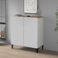 Home affaire Aktenschrank »Sunrise Aktenschrank, Mehrzweckschrank, Büroschrank« mit 2 Türen & 2 Fӓchern, Breite 79,2 cm, Made in Italy