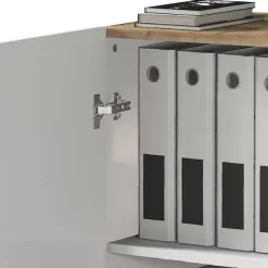 Home affaire Aktenschrank »Sunrise Aktenschrank, Mehrzweckschrank, Büroschrank« mit 2 Türen & 2 Fӓchern, Breite 79,2 cm, Made in Italy