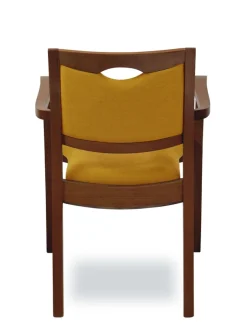 Home affaire Armlehnstuhl »London, Stuhl, Komfortsessel, 3 Gestellfarben, Made in Italy« () 1 Stk.Extra-komfortabel, ergonomisch, fleckenabweisendes Gewebe, Massivholz