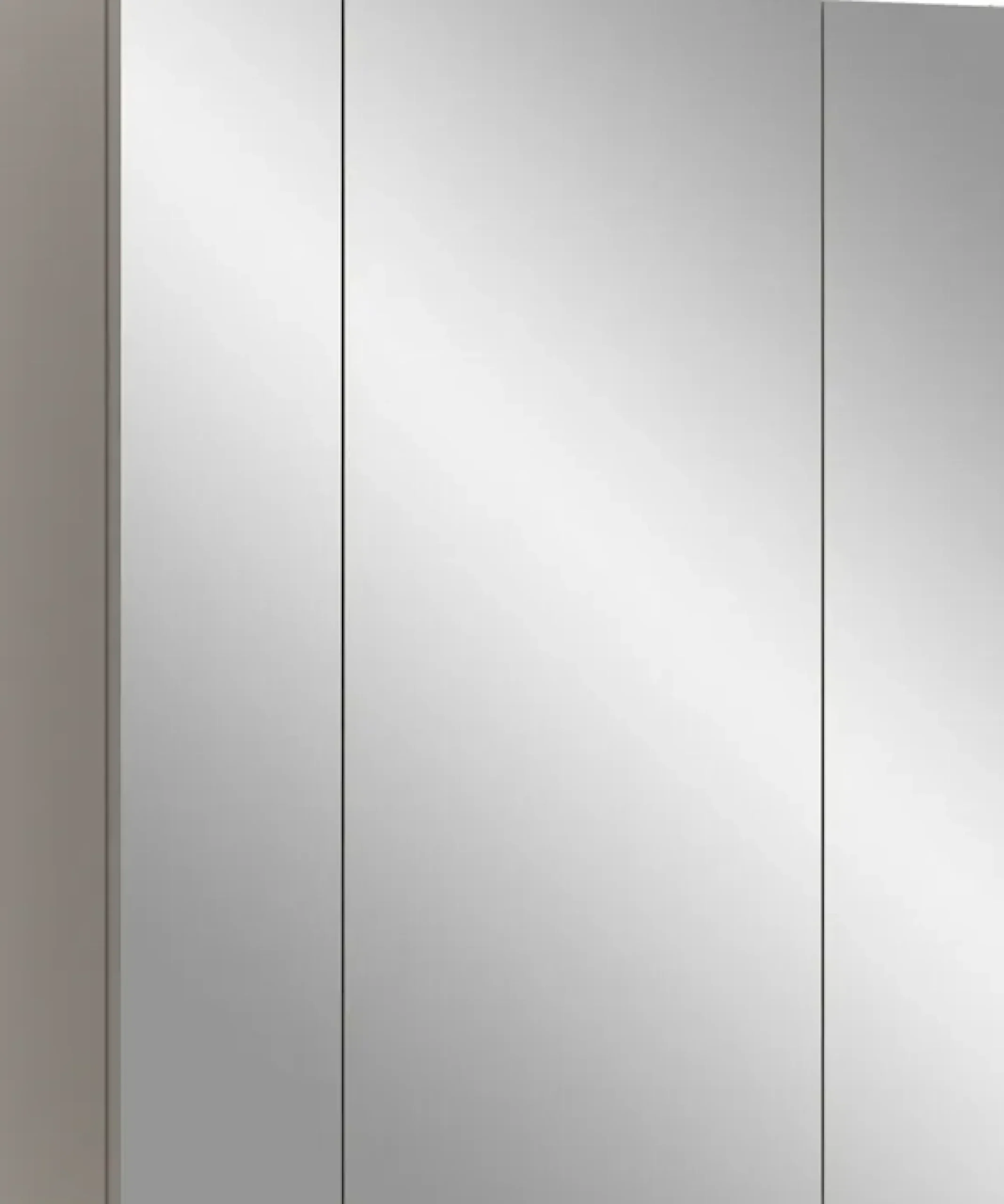Home affaire Badezimmerspiegelschrank »Malmö, Breite 60 cm, 3 Spiegeltüren, 9 Fächer, 6 Einlegeböden« 1 Stk. tlg. in verschiedenen Farben erhältlich, Badmöbel, Spiegel, Badschrank, Bad