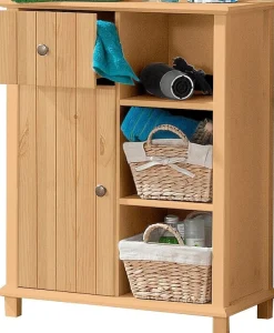 Home affaire Badkommode »Vili« Badezimmerschrank, Unterschrank, Breite 60 cm, aus Massivholz