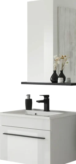 Home affaire Badmöbel-Set »Cantara, Bad im modernen Design, 2-teiliges Badezimmer« Set, 2 Stk. tlg.