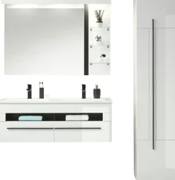 Home affaire Badmöbel-Set »Cantara, Bad im modernen Design, 3-teiliges Badezimmer« Set, 3 Stk. tlg.