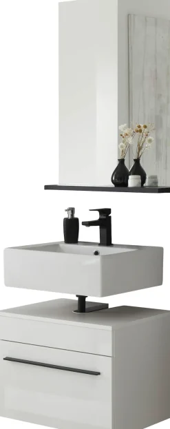 Home affaire Badmöbel-Set »Cantara, Bad im modernen Design, 2-teiliges Badezimmer« Set, 2 Stk. tlg.