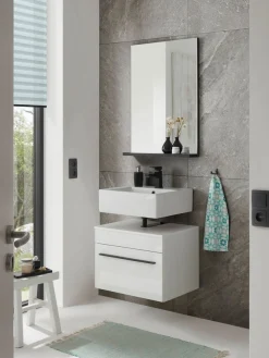 Home affaire Badmöbel-Set »Cantara, Bad im modernen Design, 2-teiliges Badezimmer« Set, 2 Stk. tlg.