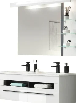 Home affaire Badmöbel-Set »Cantara, Bad im modernen Design, 2-teiliges Badezimmer« Set, 2 Stk. tlg.