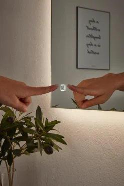 Home affaire Badmöbel-Set »Detroit, Bad im Industrialdesign, inkl. LED, 2-teiliges Badezimmer« 3 Stk. tlg.