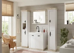 Home affaire Badmöbel-Set »Florenz, Bad im Landhausstil, 4-teiliges Badezimmer« 4 Stk. tlg.