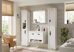 Home affaire Badmöbel-Set »Florenz, Bad im Landhausstil, 4-teiliges Badezimmer« 4 Stk. tlg.