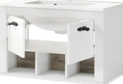 Home affaire Badmöbel-Set »Florenz, Bad im Landhausstil, 4-teiliges Badezimmer« 4 Stk. tlg.