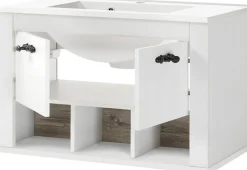 Home affaire Badmöbel-Set »Florenz, Bad im Landhausstil, 2-teiliges Badezimmer« 2 Stk. tlg.