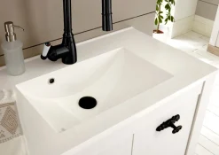 Home affaire Badmöbel-Set »Florenz, Bad im Landhausstil, 4-teiliges Badezimmer« 4 Stk. tlg.