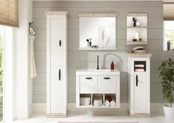 Home affaire Badmöbel-Set »Florenz, Bad im Landhausstil, 5-teiliges Badezimmer« 5 Stk. tlg.