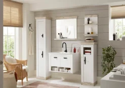 Home affaire Badmöbel-Set »Florenz, Bad im Landhausstil, 5-teiliges Badezimmer« 5 Stk. tlg.