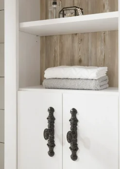 Home affaire Badmöbel-Set »Florenz, Bad im Landhausstil, 4-teiliges Badezimmer« 4 Stk. tlg.